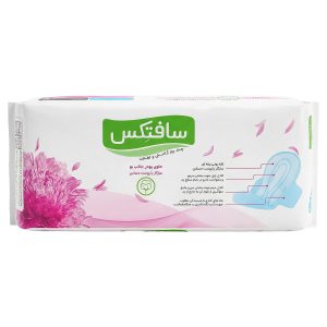 نوار بهداشتی سافتکس مدل Sensitive پنبه ای سایز بزرگ بسته 10 عددی