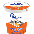 ماست همزده پرچرب 4% چربی پاکبان 750 گرمی