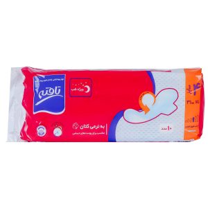 نوار بهداشتی بالدار ویژه شب کتانی10 عددی تافته
