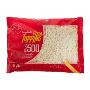 پنیر پیتزا تاپینگ پرچرب 206 وزن 500 گرمی