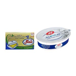 پک پنیر خامه ای کاله و کره گیاهی مهگل