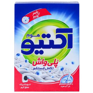 پودر ماشین لباسشویی اکتیو مدل Polywash وزن 500 گرم