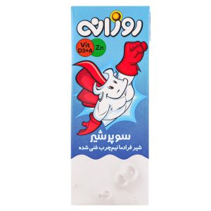شیر سوپر 2.5% چربی روزانه 200 میلی لیتری