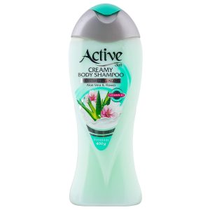 شامپو بدن کرمی اکتیو مدل Aloe Vera حجم 400 میلی لیتر