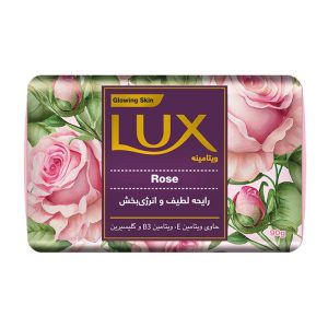 پک صابون لوکس ويتامينه مدل Rose با رایحه گل رز 90 گرم بسته 2 عددی