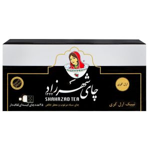 چای كيسه ای ارل گری شهرزاد 25 تایی بسته 2 عددی