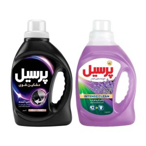 پک مایع لباسشویی مشکین شوی و مایع لباسشویی لوندر پرسیل