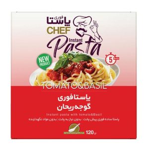 پک پاستا فوري گوجه و ريحان شف هو 120 گرمی بسته 2 عددی