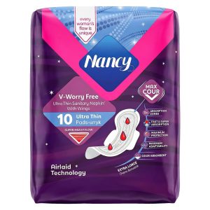 نوار بهداشتی نانسی مدل Ultra Thin خیلی نازک سایز خیلی بزرگ بسته 10 عددی