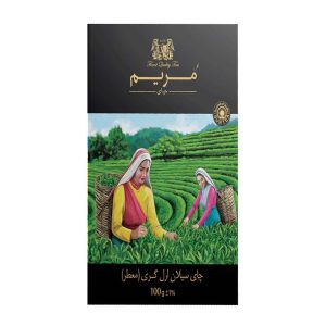چای سیلان معطر ارل گری گل مریم 100 گرمی