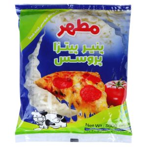 پنیر پیتزا رنده شده 500 گرمی مطهر