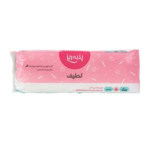 نوار بهداشتی بالدار بزرگ پنبه ریز مدل لطیف Soft بسته 4 عددی