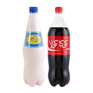 پک نوشابه کوکا کولا و دوغ نعناعی آبعلی