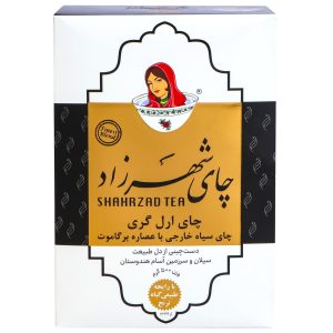 چای خارجه ارل گری طلاکوب باعطرترنج 500 گرمی شهرزاد