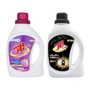 پک مایع لباسشویی مشکی و رنگین تاژ