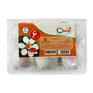 تخم مرغ آرنگ بسته 6 عددی