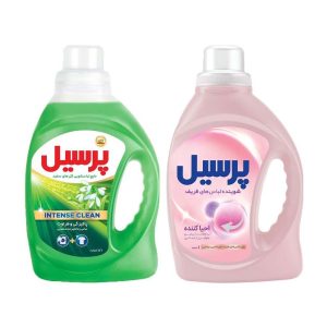 پک مایع لباسشویی احیا کننده و مایع لباسشویی رایحه گلها پرسیل
