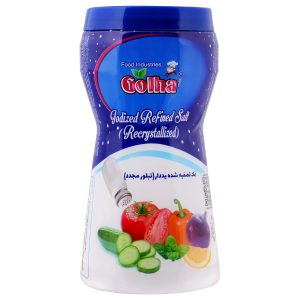 نمک تصفیه شده یددار گلها 500 گرمی