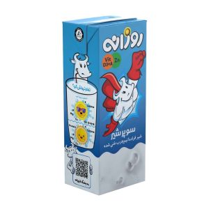 شیر سوپر 2.5% چربی روزانه 200 میلی لیتری بسته 6 عددی