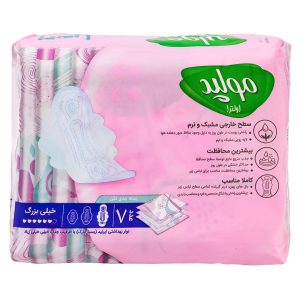 نوار بهداشتی مولپد مدل Ultra مشبک خیلی نازک سایز خیلی بزرگ بسته 7 عددی