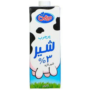 شیر پر چرب 3.2% چربی میهن 1 لیتری