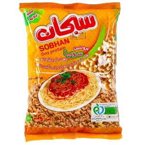 سویا پروتئین ریز دانه سبحان 250 گرمی