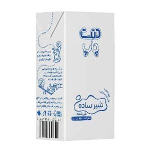 شیر ساده غنی شده دنت پاپ 125 میلی لیتری
