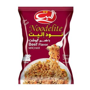 نودل گوشت الیت 75 گرمی بسته 8 عددی